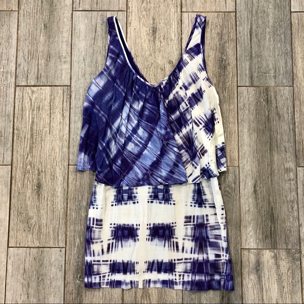 NWT Tracy Reese Tie-dye Layered Mimi Dress